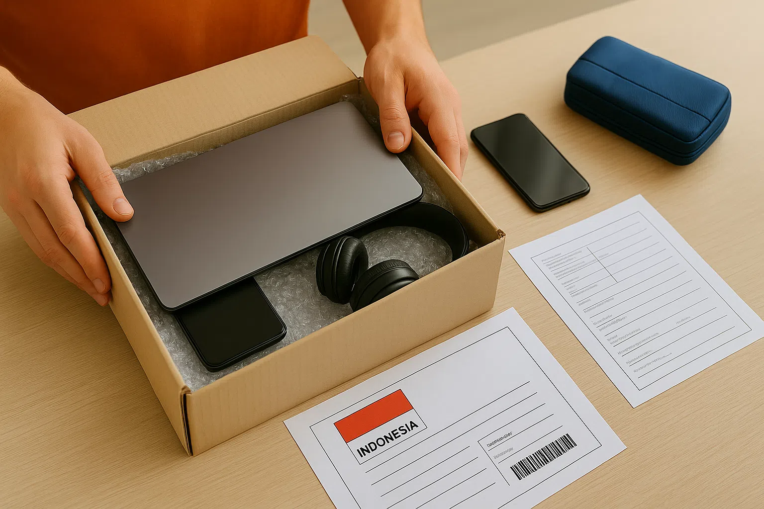 Cara mengirim barang elektronik secara internasional dengan baterai dan kemasan yang tepat
